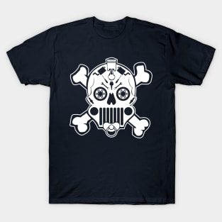 Sugar Skull Jeep Baby Badge T-Shirt